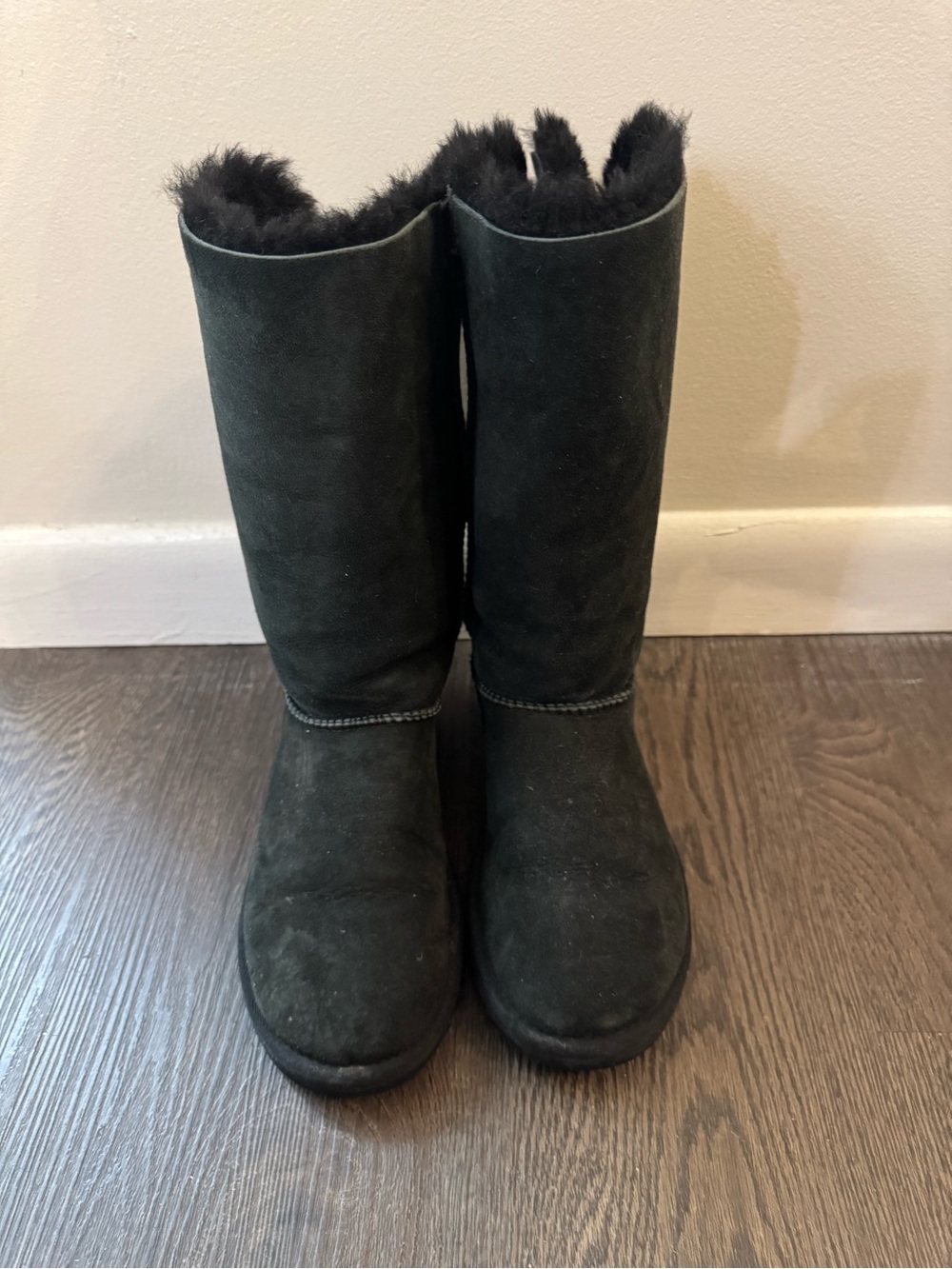 Ugg Classic Black Bow Tall Boots